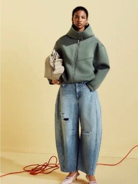 Scoop Neoprene Oversized Jacket|Size L(12-14) NWOT